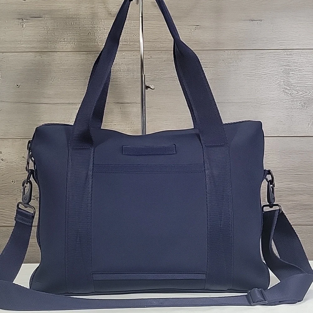 Dagne Dover Navy Blue Laptop Crossbody Business Bag